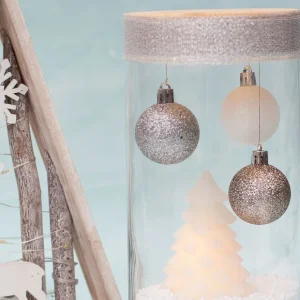 winterdeko im glas selber machen