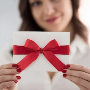 Coupon als Geschenk zu Weihnachten