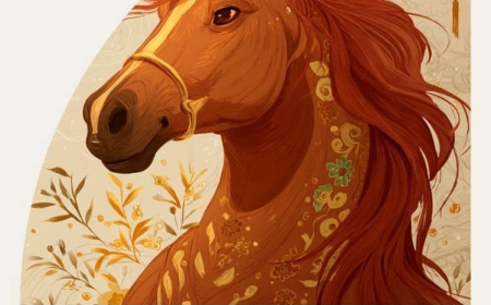 Das Jahr des Feuerpferdes ist 2026 Glückwünsche verschicken