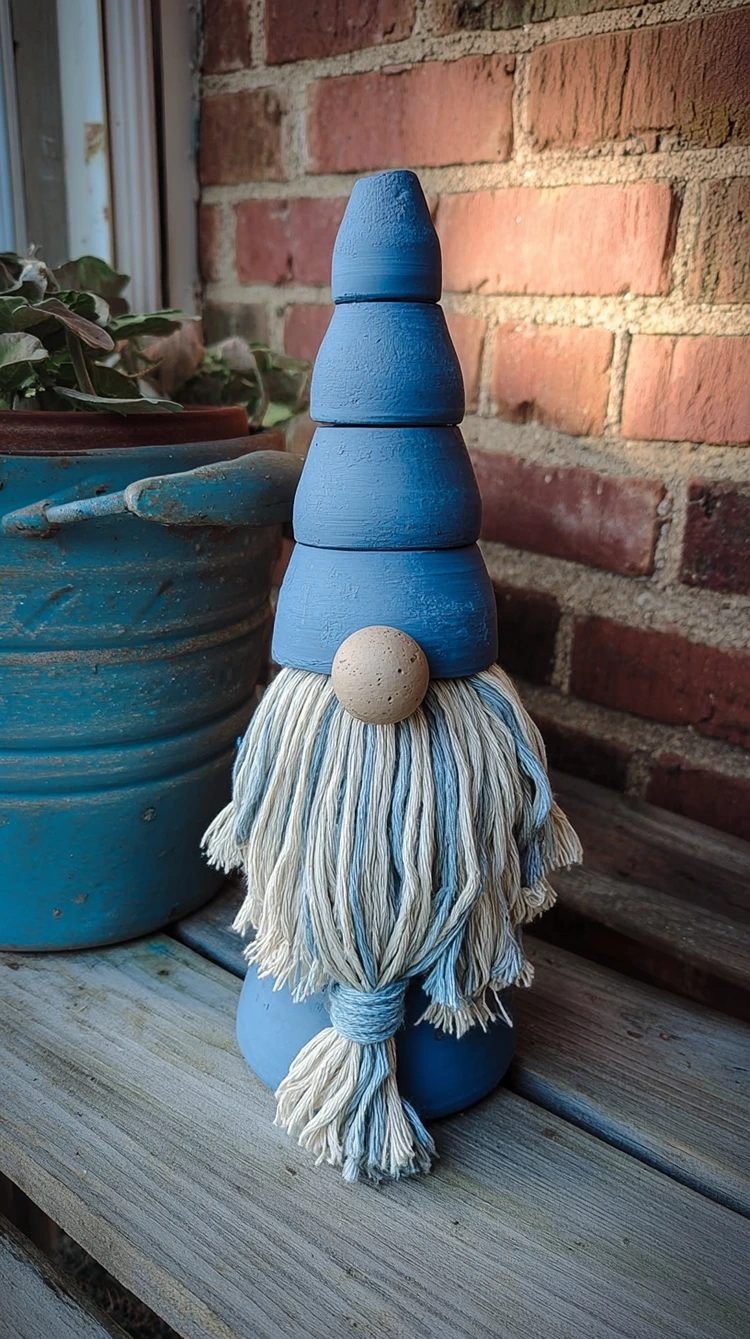 diy tontopf wichtel mit wischmop bart