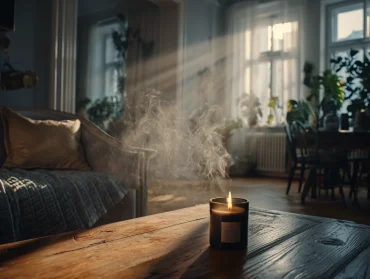 duftkerze in altbauwohnung