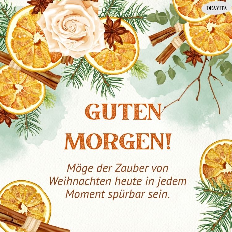 guten morgen einen schönen 1 weihnachtstag