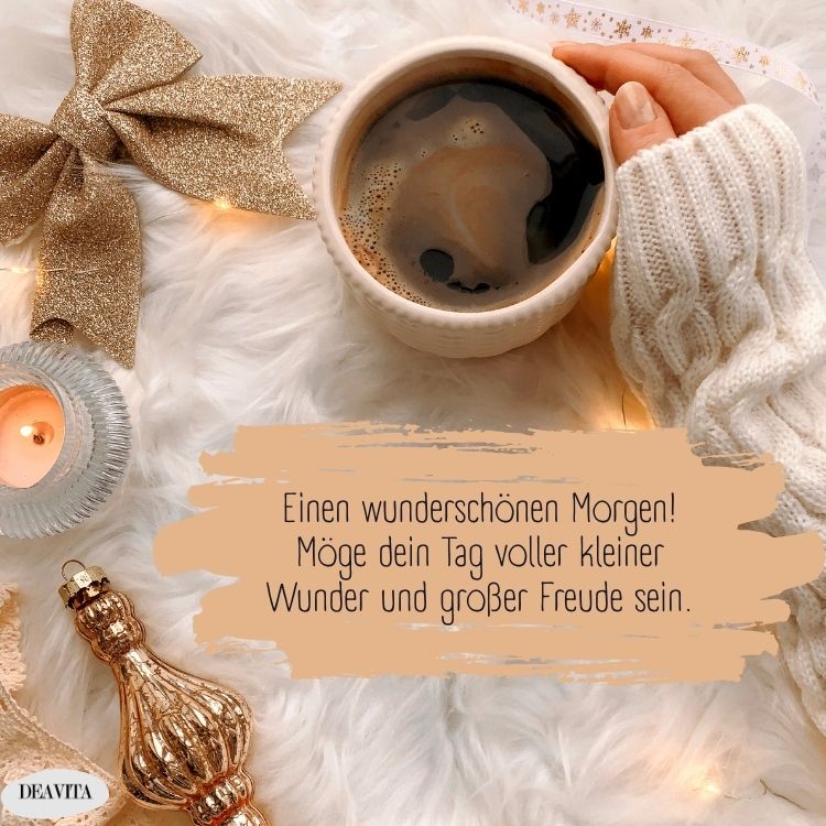 guten morgen grüße zum heiligen abend zum teilen