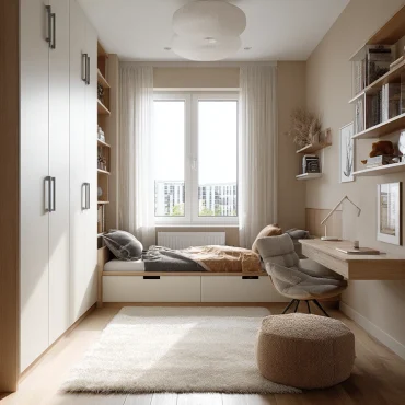 Kleine Kinderzimmer profitieren auch von Stauraumbetten