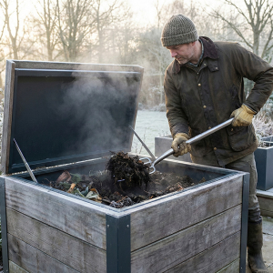 kompost im winter richtig pflegen