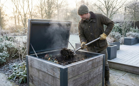 kompost im winter richtig pflegen