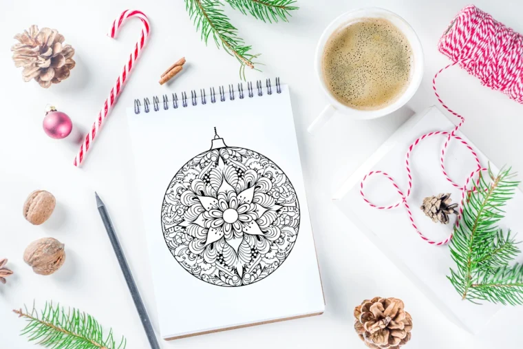 kostenlose mandalas für ruhige tage nach weihnachten