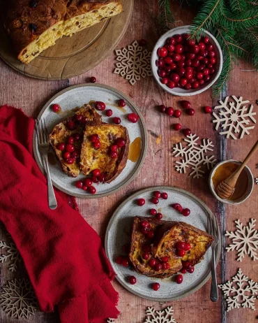 Panettone verwerten für French Toast zum Frühstück oder Brunch