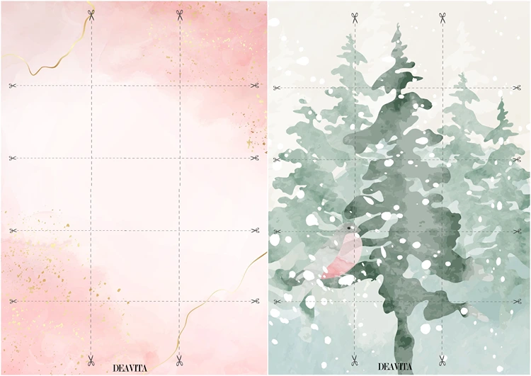 Schöne Hintergrundbilder für die Wunschzettel wählen