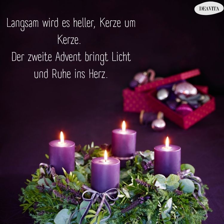 schönen 2 advent sprüche und bilder