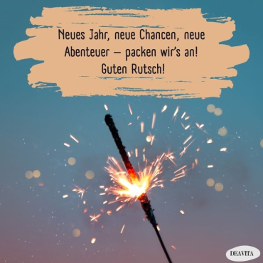 silvester guten rutsch sprüche für whatsapp und social media