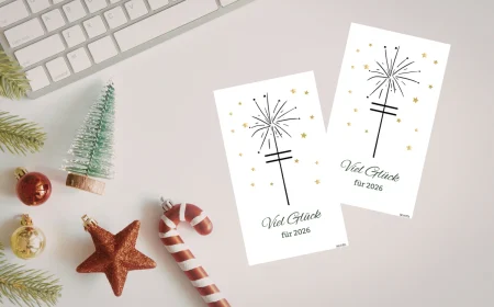 silvester mitbringsel diy idee wunderkerze karte