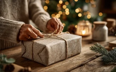 weihnachtsgeschenke liebevoll verpacken
