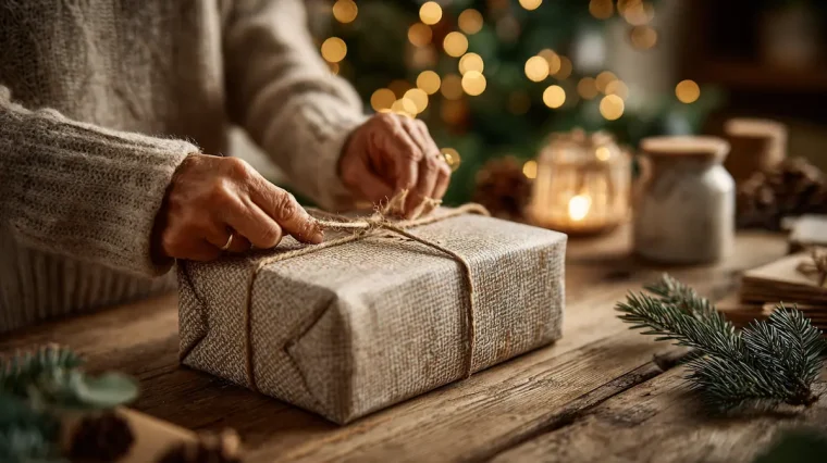 weihnachtsgeschenke liebevoll verpacken