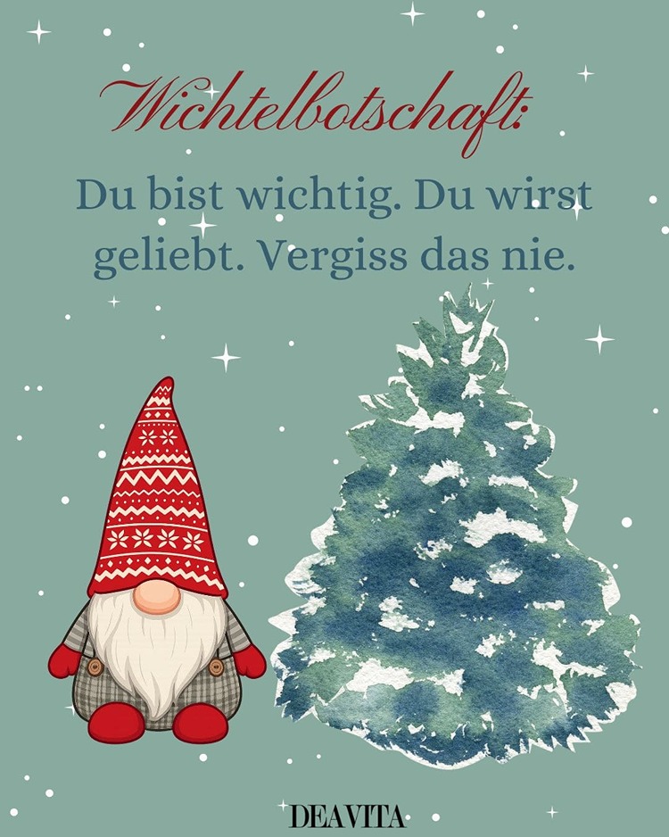 Wichtel-Bilder mit Botschaft - Du bist wichtig und wirst geliebt