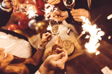 wunderkerzen als silvester mitbringsel