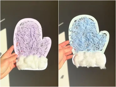 Bastelidee für den Januar zum Dekorieren der Fenster