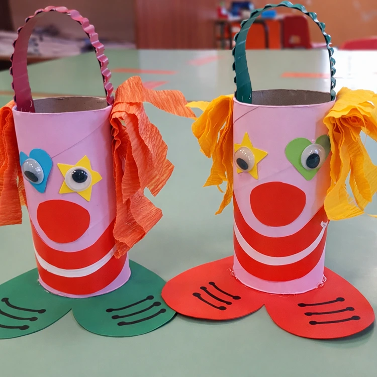 Bastelidee für Kinder zum Karneval in der Kita