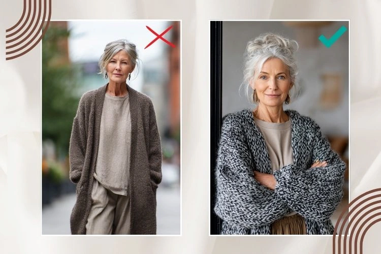 Cardigan Feinstrick oder Grobstrick- was wirkt modern