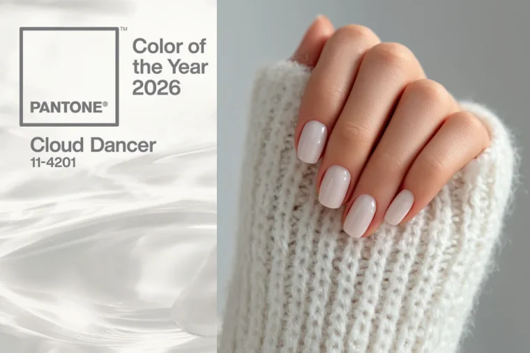 cloud dancer als eleganter nageltrend