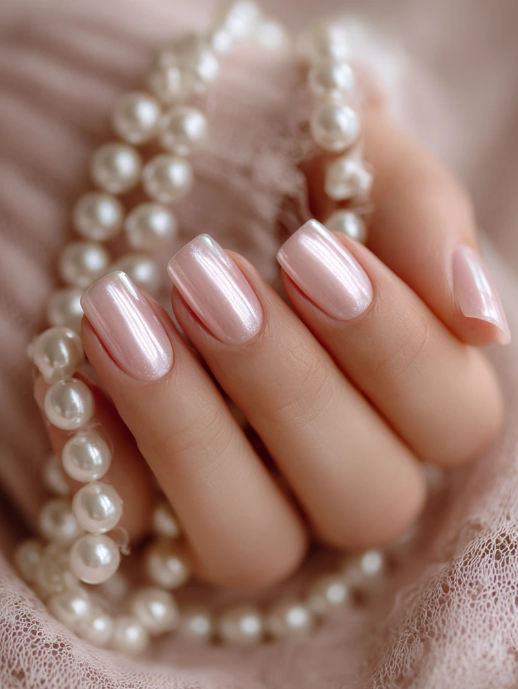 cloud dancer nails mit perlmutt finish – milchiges weiß trifft sanften glanz