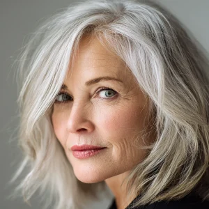 der neue lieblingslook ab 50 halblang ohne pony