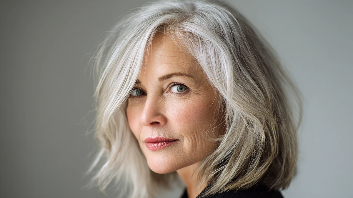 der neue lieblingslook ab 50 halblang ohne pony