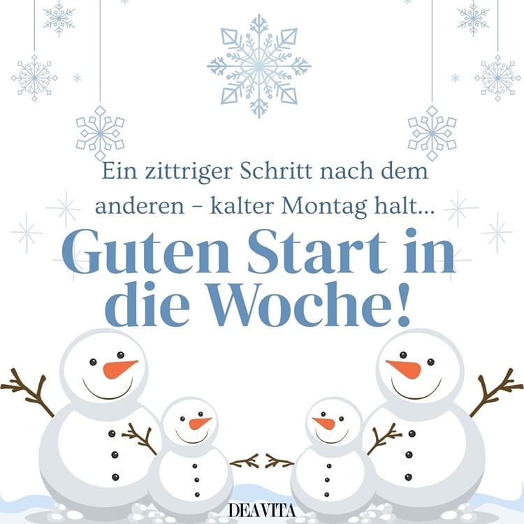 Ein zittriger Schritt nach dem anderen - kalter Montag halt