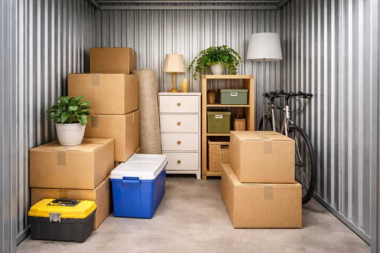 Einen Lagerraum mieten statt kaufen, um vorübergehend Gegenstände aufzubewahren