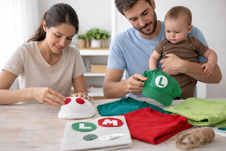 Einfache Kleidung und Accessoires bestellen für ein kreatives Faschingskostüm