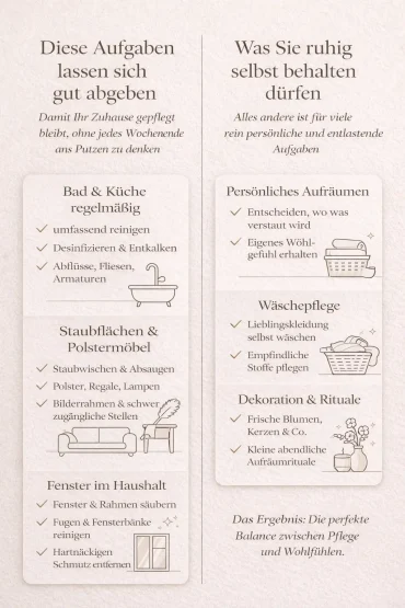 entlastung im haushalt