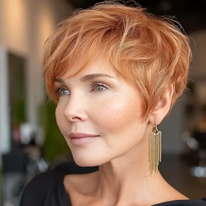 erdbeerblond und pixie cut frauen ab 50