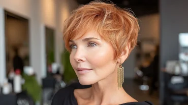 erdbeerblond und pixie cut frauen ab 50