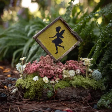 Feen im Garten als Deko