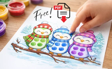 fingerabdruck vorlagen für den winter