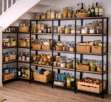 Fjällbo für eine praktische Speisekammer im Treppenbereich