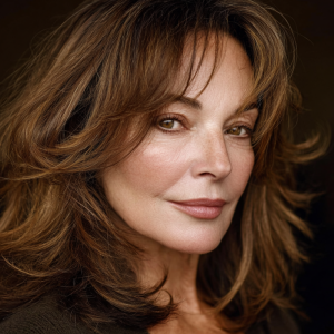 frau ab 50 mit mittellangem feder schnitt