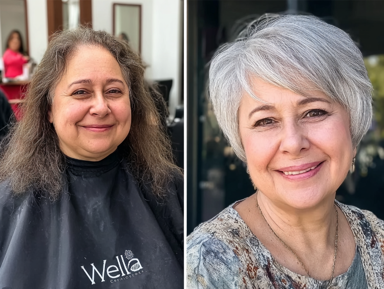 frisuren für rundes gesicht & doppelkinn ab 50 pixie bob mit volumen