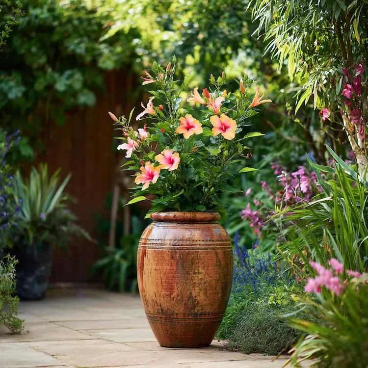 Gartendeko Trends mit Tontöpfen Ideen