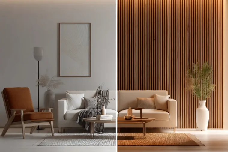 glatte wand oder holzpaneele? so stark verändert struktur das wohngefühl