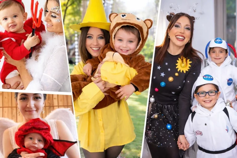 Günstiges und einfaches Mutter-Sohn-Kostüm zum Fasching zusammenstellen