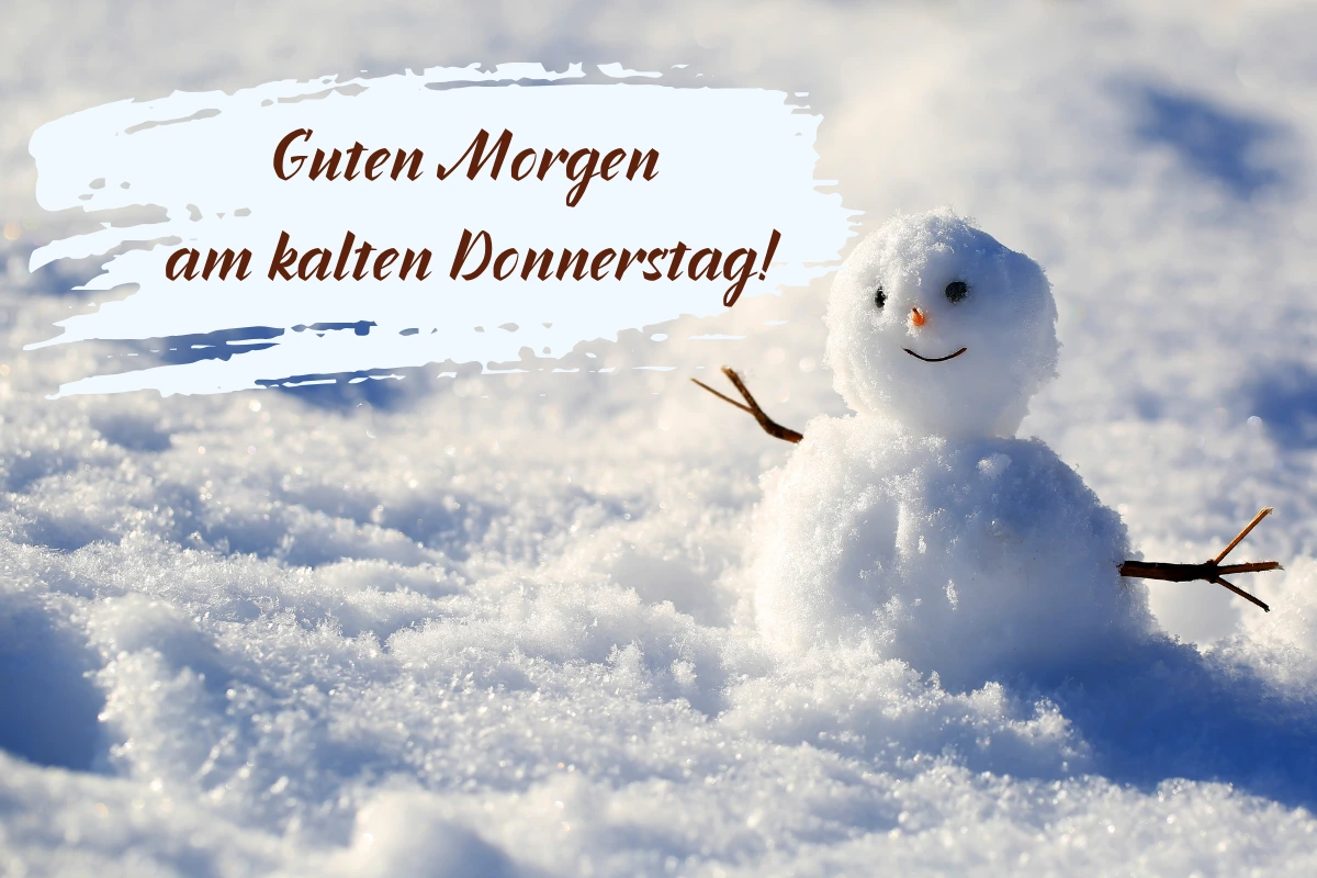 guten morgen am kalten donnerstag grüße