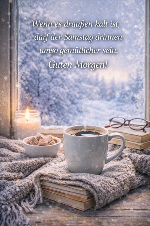 guten morgen bilder kalt samstag januar