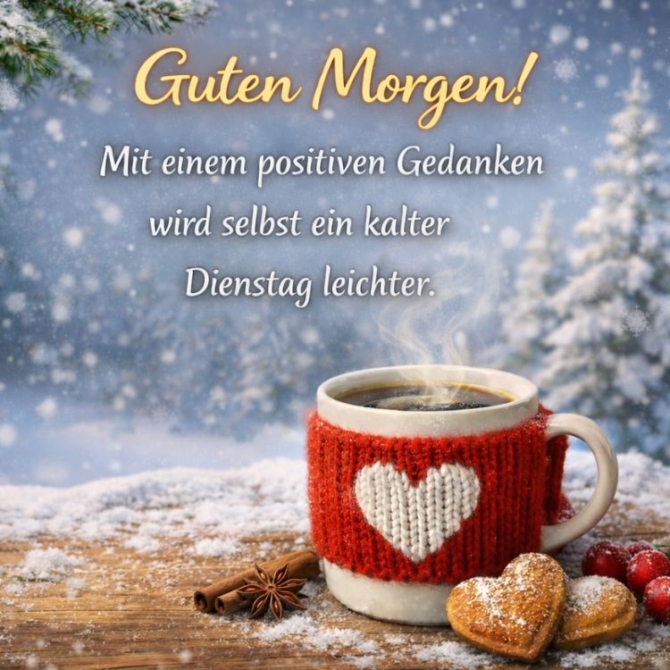 guten morgen dienstag winter bilder zum teilen kostenlos