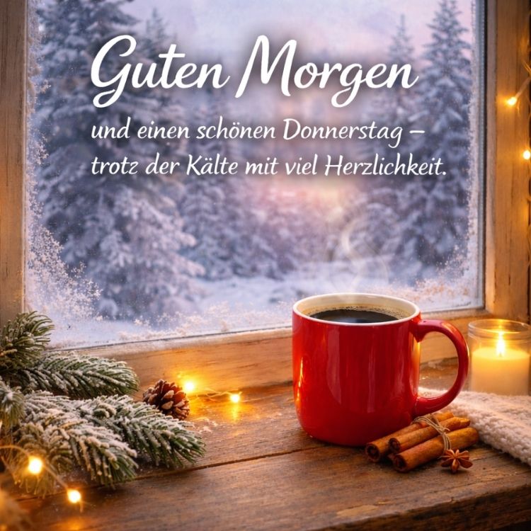 guten morgen donnerstag winter bilder kostenlos für facebook und whatsapp