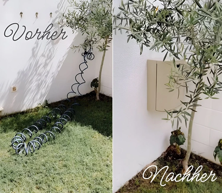Hacks für Gardsbutik von Ikea - Den Gartenschlauch verstecken für mehr Ordnung