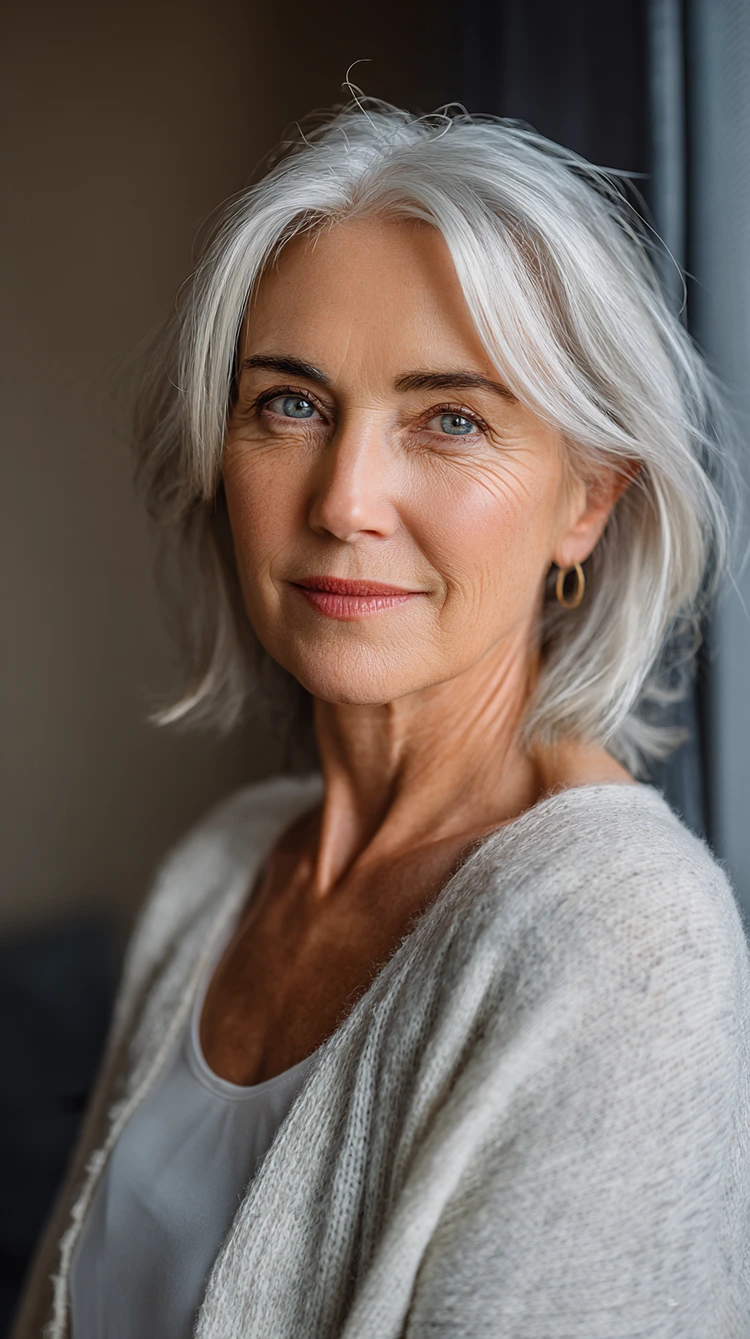 halblange frisuren ohne pony ab 50 2026