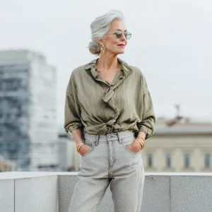 Jeans elegant stylen häufige Fehler