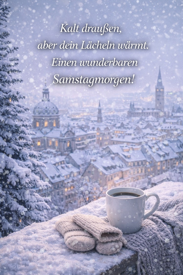 kalte guten morgen grüße samstag kostenlos zum teilen