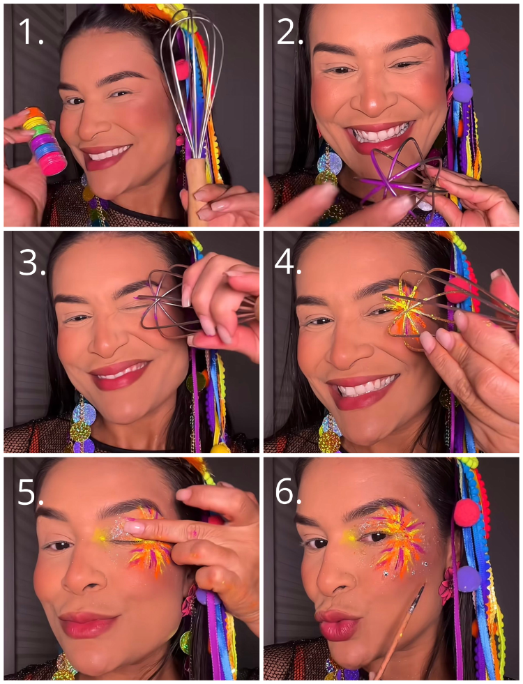 karneval schminken schneebesen hack